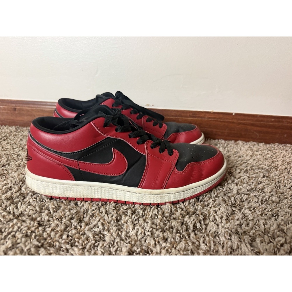 Nike Air Jordan 1 Low Reverse Bred Men's Size 10 553588 606
